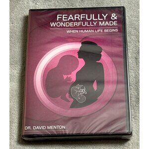 RARE SEALED: FEARFULLY & WONDERFULLY MADE: WHEN HUMAN LIFE BEGINS DVD DR. MENTON